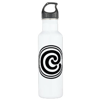 Bouteille d'eau blanche