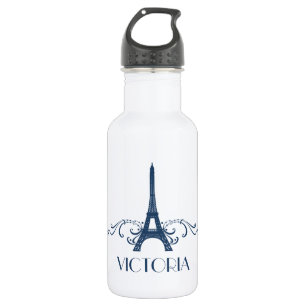 Bouteille D'eau Bleu Français