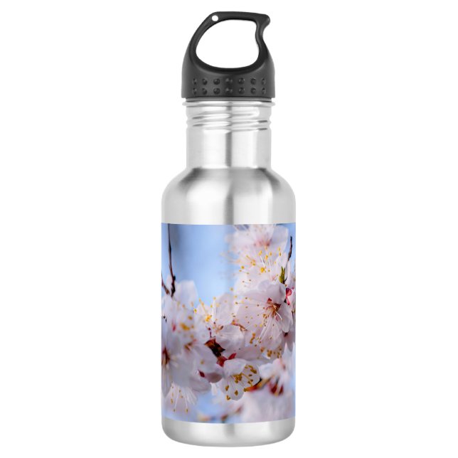 Bouteille D'eau Blossom des abricots japonais (Devant)
