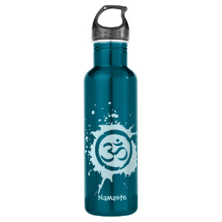 Bouteille D'eau Blue Aum Organic Planète personnalisée