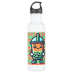 Bouteille D'eau Boba Bubble Tea Kawaii Cute Cartoon