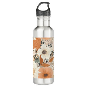 Bouteille D'eau Boho style fleurs couleurs motifs