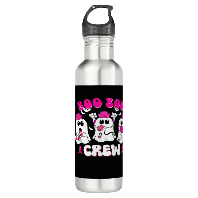 Bouteille D'eau Boo Boo Crew Nurse Halloween Costume Ghost Breast  (Devant)