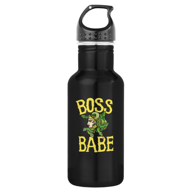 Bouteille D'eau Boss babe Feminist Medusa (Devant)