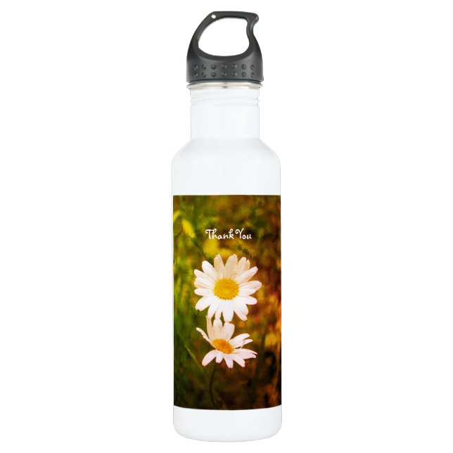 Bouteille D'eau Botanical Romance – The Daisy Couple Thank You (Devant)