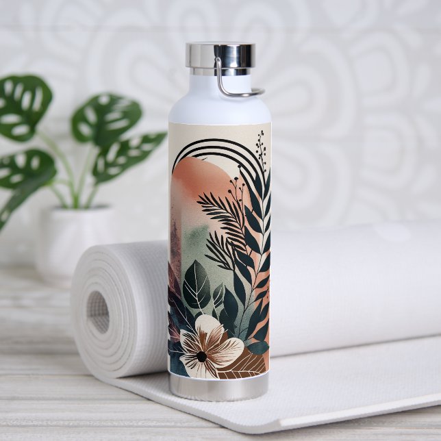 Bouteille D'eau Botanique moderne (Yoga)