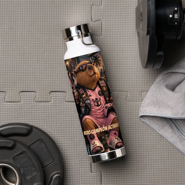 Bouteille D'eau  Botella Capibarra 10. Modo campeón activado. (Salle de sport (pivotée))