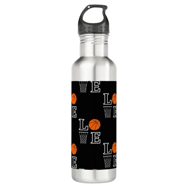 Bouteille D'eau Boucles de basket-ball, Lecteur de basket-ball Cad (Devant)