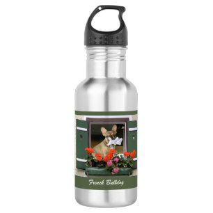 Bouteille d'eau Bouledogue français