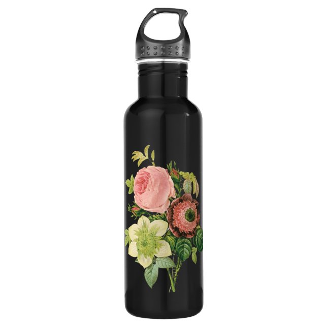 Bouteille D'eau Bouquet floral (Devant)