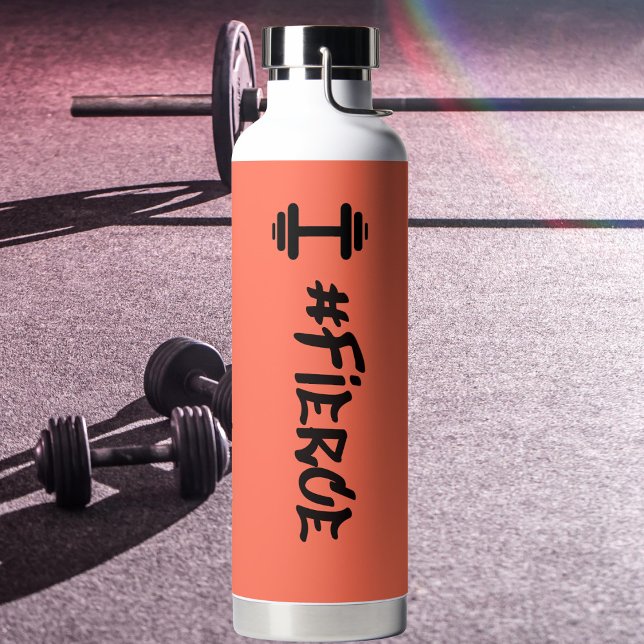 Bouteille D'eau #Bouteille d'eau Fierce Dumbbell (Créateur téléchargé)