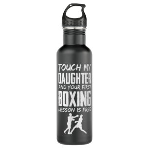 Bouteille D'eau Boxe drôle Jeune papa ou maman 646