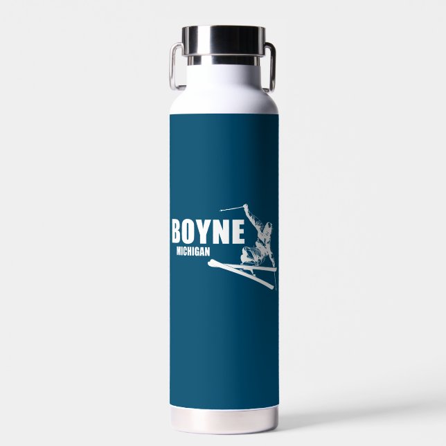 Bouteille D'eau Boyne Mountain Resort Michigan Skier (Avant)