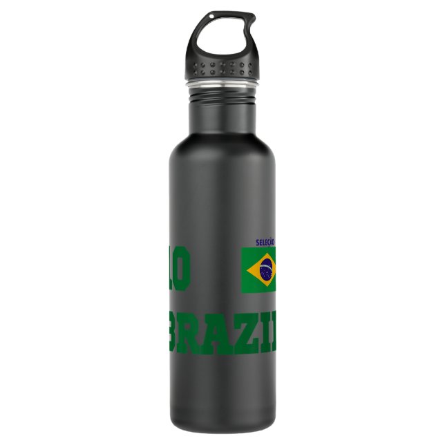 Bouteille D'eau Brésil Nr. 10 - Style Jersey - Seleção (Devant)
