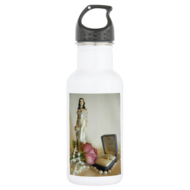 Bouteille D'eau Bride blanche IV (Devant)