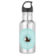 Bouteille d'eau Brindle d'emblème de corgi de