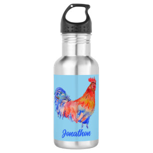 Bouteille D'eau Brochet rouge Poulets garçons Mens Water Botté