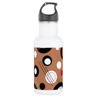 Bouteille D'eau Brun de polka