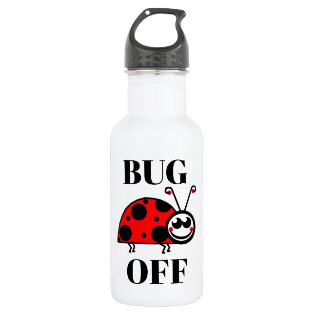 Bouteille d'eau Bug Off (Devant)