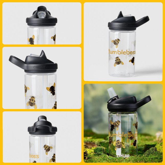 Bouteille D'eau Bumblebees Photographie Amusant Enfant personnalis (Créateur téléchargé)