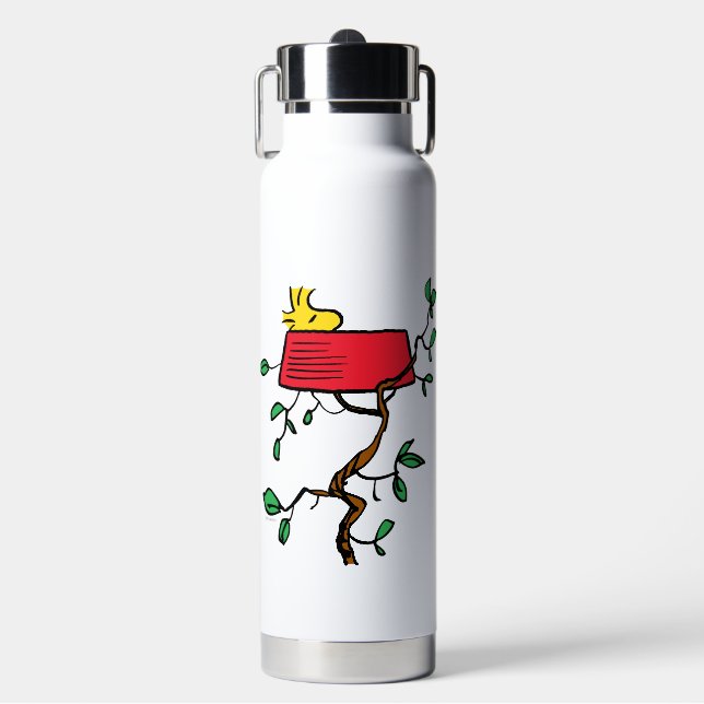 Bouteille D'eau cacahuètes | Bois en sieste dans le plat de Snoopy (Salle de sport)