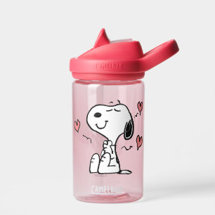 Bouteille D'eau cacahuètes   Coeurs de snoopy