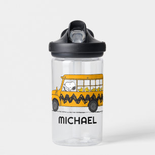 Bouteille D'eau cacahuètes   Pilote de bus Snoopy