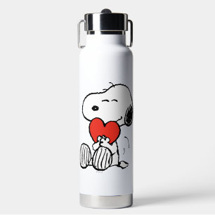Bouteille D'eau cacahuètes Saint Valentin Snoopy Heart Hug