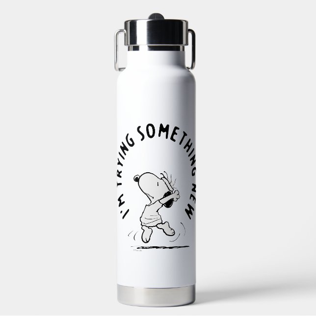 Bouteille D'eau cacahuètes | Snoopy Essayer Quelque Chose De Nouve (Salle de sport)