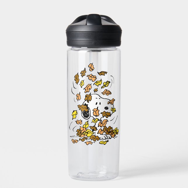 Bouteille D'eau cacahuètes | Snoopy Pile de Feuilles (Extérieur)