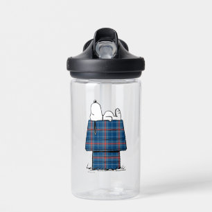 Bouteille D'eau cacahuètes   Snoopy Plaid Flannel Holiday Dog Hous