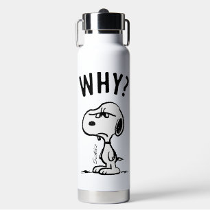 Bouteille D'eau cacahuètes   Snoopy Se Demande Pourquoi ?