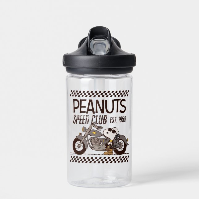 Bouteille D'eau cacahuètes | Snoopy Speed Club (Avant)