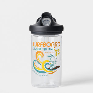Bouteille D'eau cacahuètes   Snoopy Surboard Longboard Competition