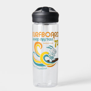 Bouteille D'eau cacahuètes   Snoopy Surboard Longboard Competition