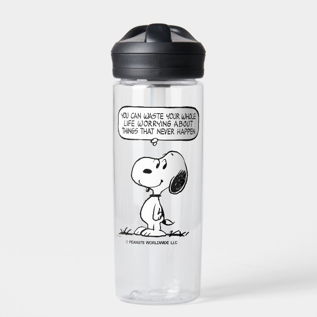 Bouteille D'eau cacahuètes | Snoopy Vous ne pouvez pas regarder to (Extérieur)