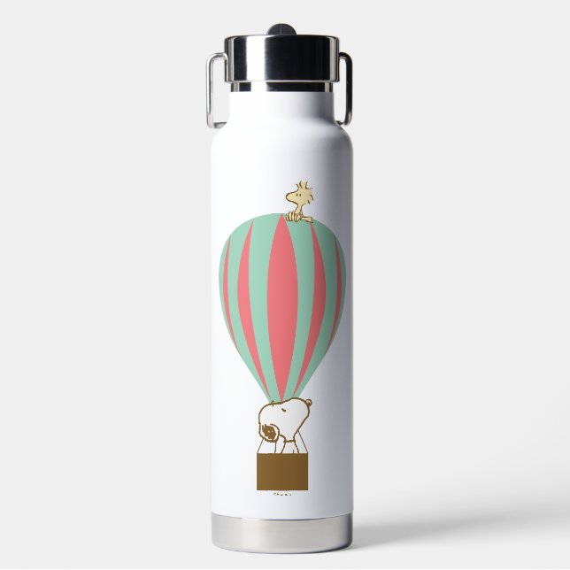 Bouteille D'eau cacahuètes | Snoopy & Woodstock Hot Air Balloon (Salle de sport)