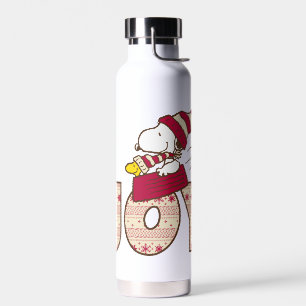 Bouteille D'eau cacahuètes   Snoopy & Woodstock Joy Sled Ride