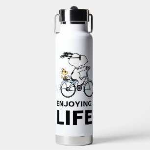 Bouteille D'eau cacahuètes   Vélo Snoopy & Woodstock