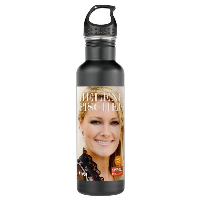Bouteille D'eau Cadeau Anniversaire Fameux Helene Beau Fischer Fem (Devant)