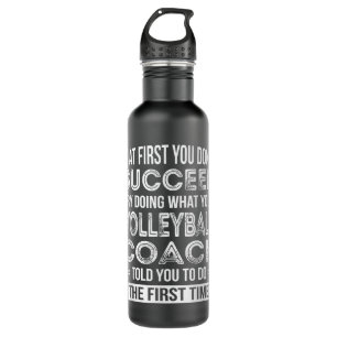Bouteille D'eau Cadeau Coach Volleyball Cadeau Funny Merci Cadeau