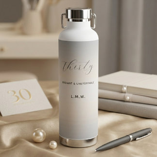 Bouteille D'eau Cadeau élégant personnalisé de perle pour un anniv