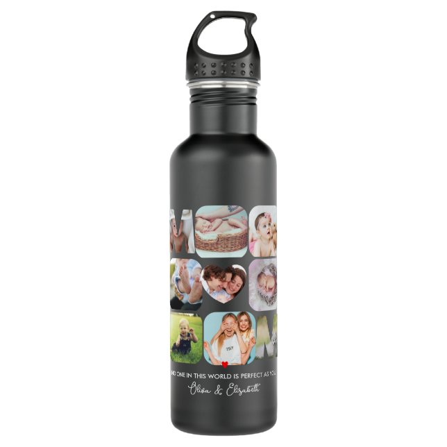 Bouteille D'eau Cadeau personnalisé pour maman Fête des Mères Cade (Devant)