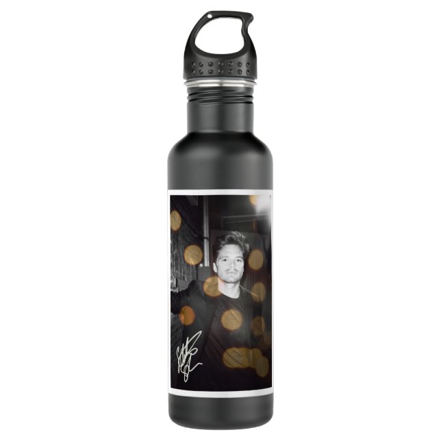 Bouteille D'eau Cadeau Pour Hommes Autographe. - Sebastian Stan Ba (Devant)