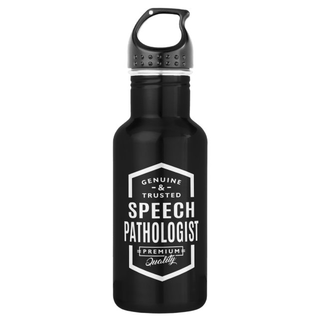 Bouteille D'eau Cadeau pour orthophoniste (Devant)