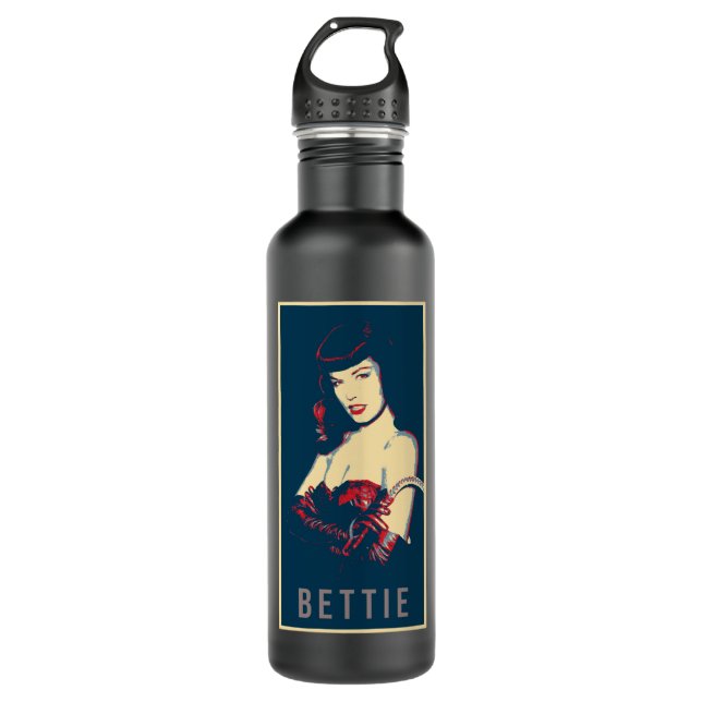 Bouteille D'eau Cadeaux D'Anniversaire Illustration Pop Art Bettie (Devant)