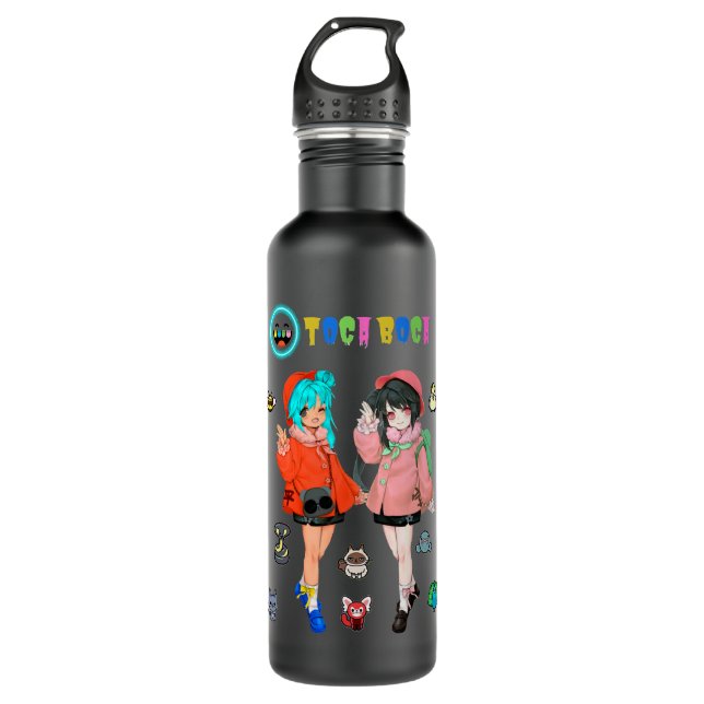 Bouteille D'eau Cadeaux Idée Toca Enfant Boca Amour ami Vous (Devant)
