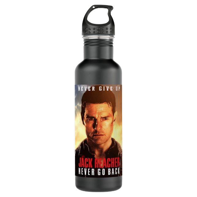 Bouteille D'eau Cadeaux Pour Homme Jack Reacher Vidéo Vidéo Vidéo  (Devant)