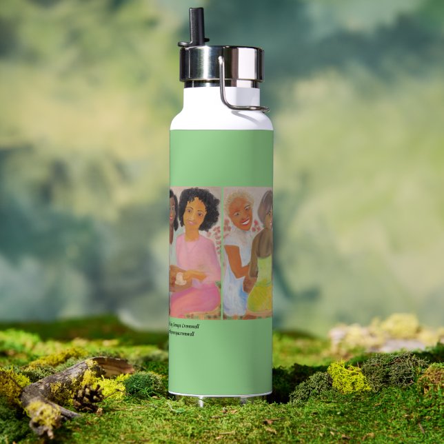Bouteille D'eau "Café Dans Le Jardin" Latte Mug (Couvercle)