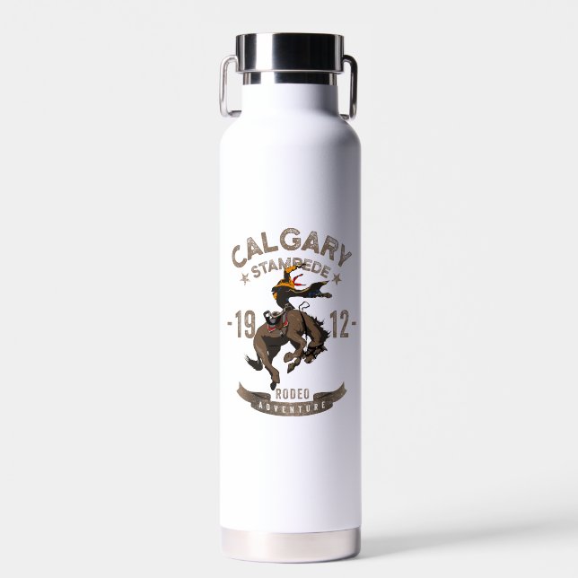Bouteille D'eau Calgary Stampede Rodeo | (Avant)